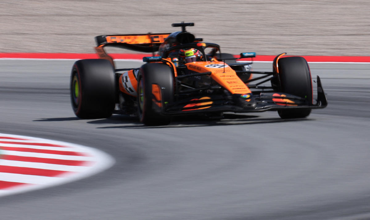 Oscar Piastri outpaces team-mate Lando Norris to grab Spanish Grand Prix pole