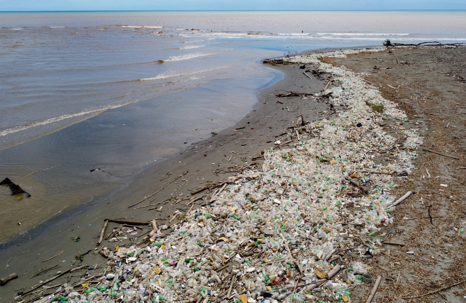 Plastic is not a waste problem that can be solved by a few sustainability-minded citizens’ recycling efforts (File/AFP)
