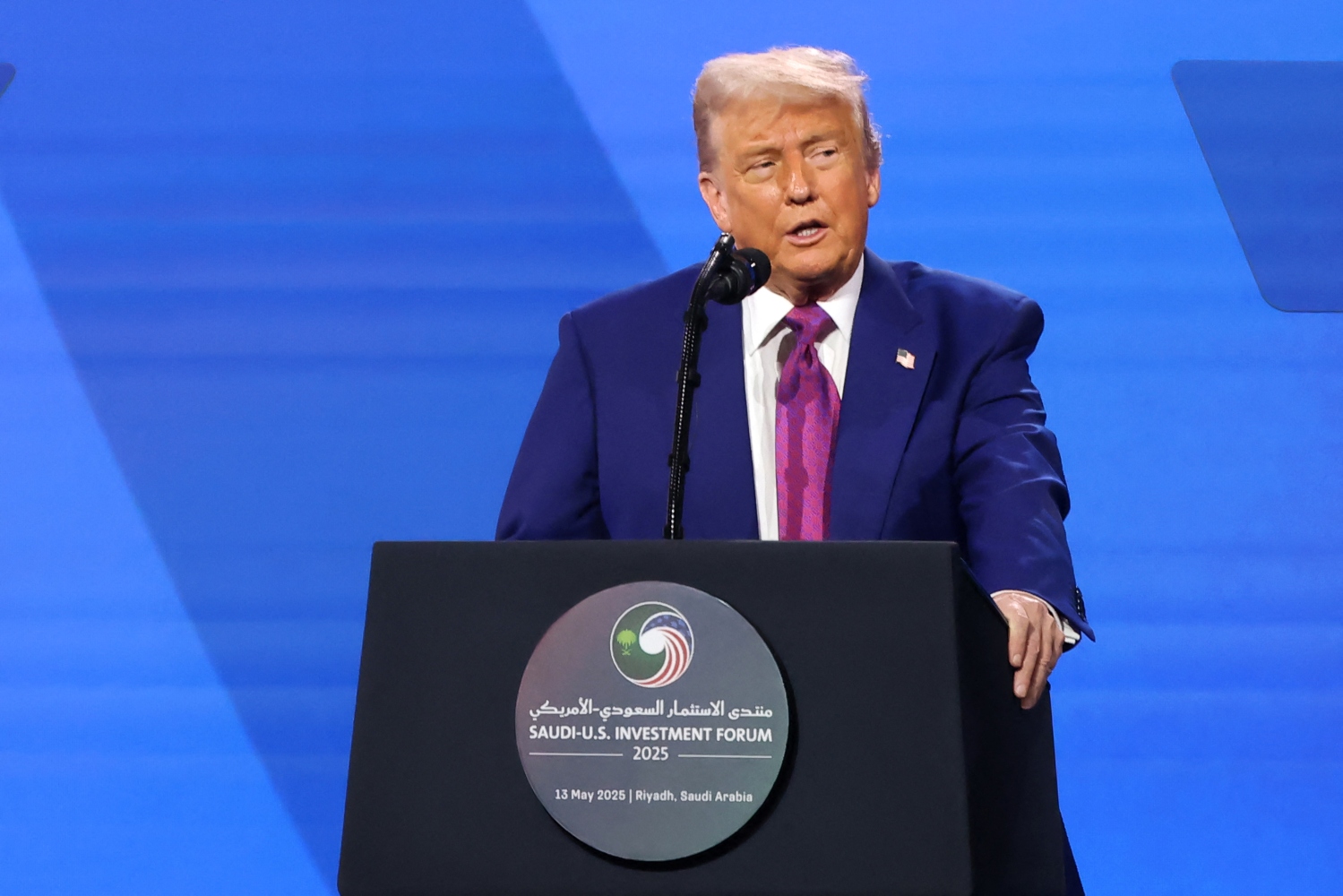 Trump became convinced that it is better to not hold the new government accountable for sanctions placed on the old one (AFP)