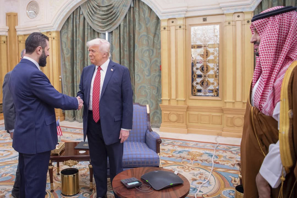 By lifting sanctions on Syria, the Trump administration has shown it is ready to say no to Israel. (Saudi Royal Palace photo)