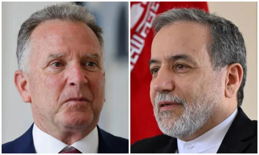 US Middle East envoy Steve Witkoff (L) and Iran’s Foreign Minister Abbas Araghchi (R). (AP/AFP/File Photos)