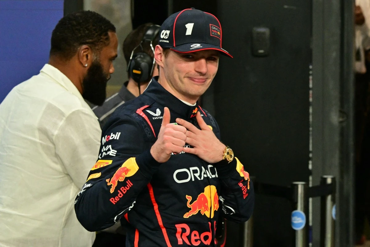Four-time defending Formula 1 world champion Max Verstappen and partner Kelly Piquet have announced the arrival of their first child. (AFP/File Photo)