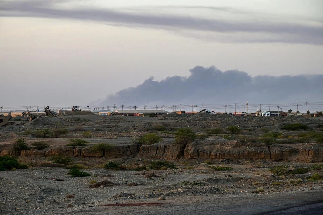 Smoke rises from the airport of Port Sudan following reported attacks early on May 4, 2025. (File/AFP)