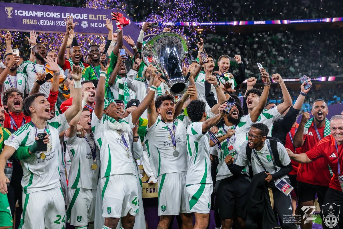 Al-Ahli are the champions of Asia for the first time after a 2-0 victory over Kawasaki Frontale in Jeddah on Saturday. (Credit: X/@ALAHLI_FCEN)