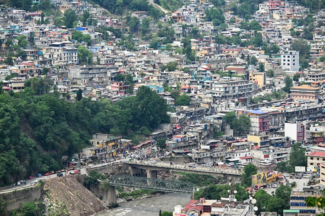A general view of Muzaffarabad, the capital of Pakistan-administered Kashmir. (File/AFP)