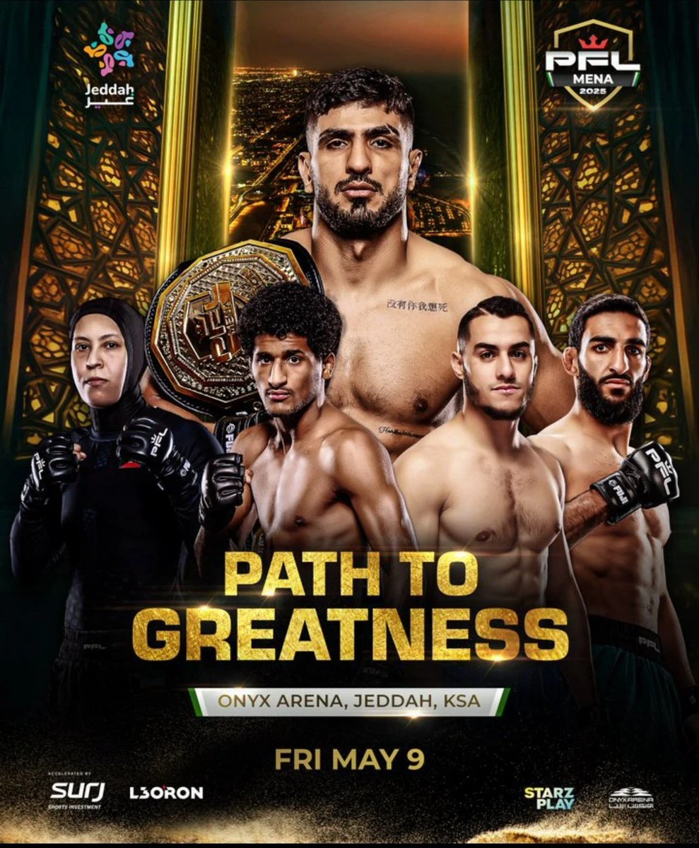 PFL MENA 2 will feature world-class talent from the Middle East North Africa region. Credit: @Webook12T