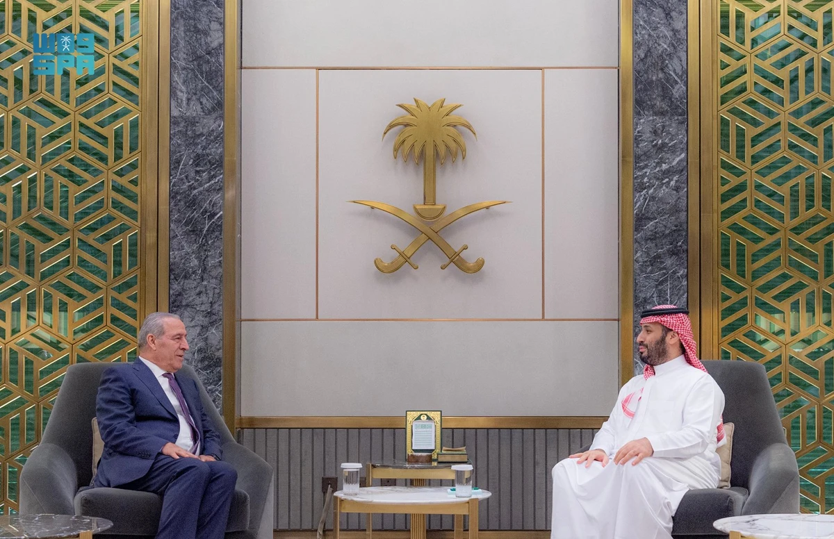 The two leaders discusses the Gaza crisis in al-Salam Palace in Jeddah. (SPA)