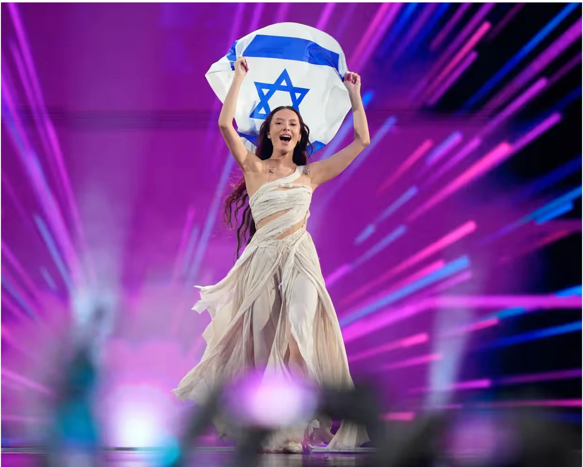 Israel’s entry in last year’s Eurovision was Eden Golan. (File/AP)