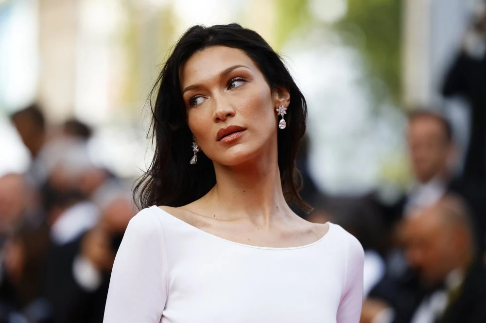 Bella Hadid at the 75th Cannes Film Festival, Cannes, France, May 26, 2022. (Reuters)