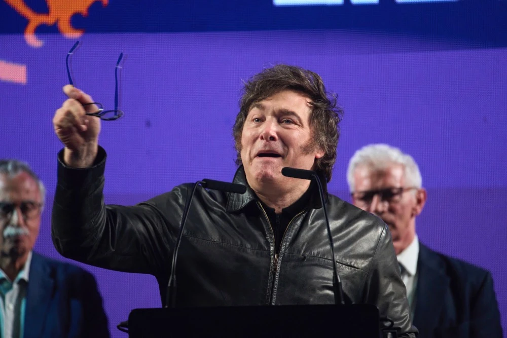 President Javier Milei. (AP)