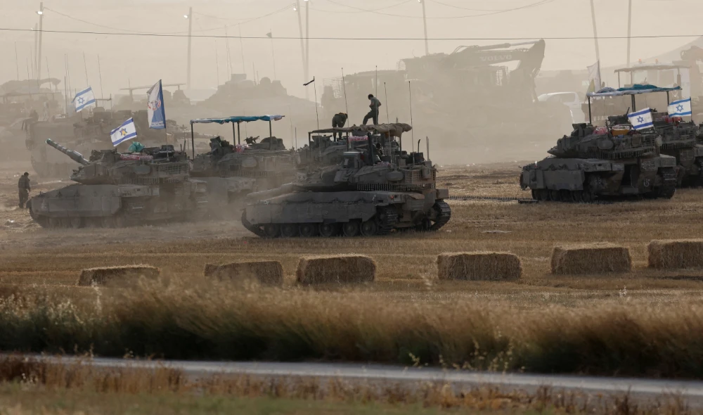 The military said its forces had “struck over 150 terror targets throughout the Gaza Strip” in 24 hours. (AFP)