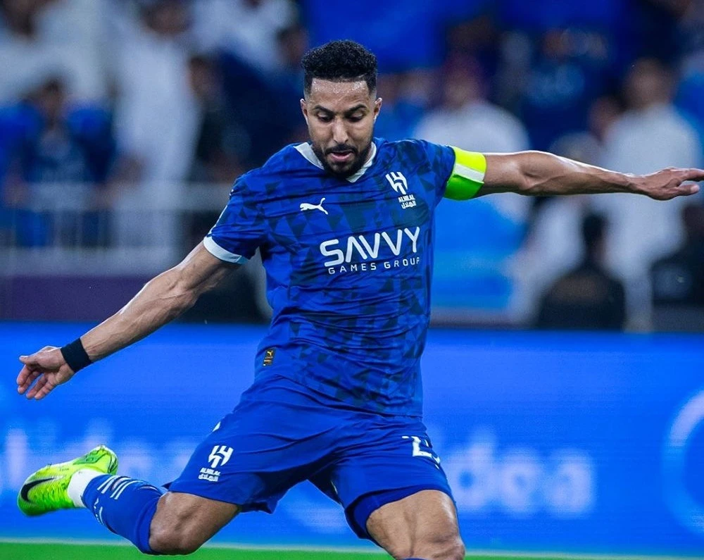 Al-Hilal’s Salem Al-Dawsari is one of five nominees for Best Saudi Player. (X/@Alhilal_EN)