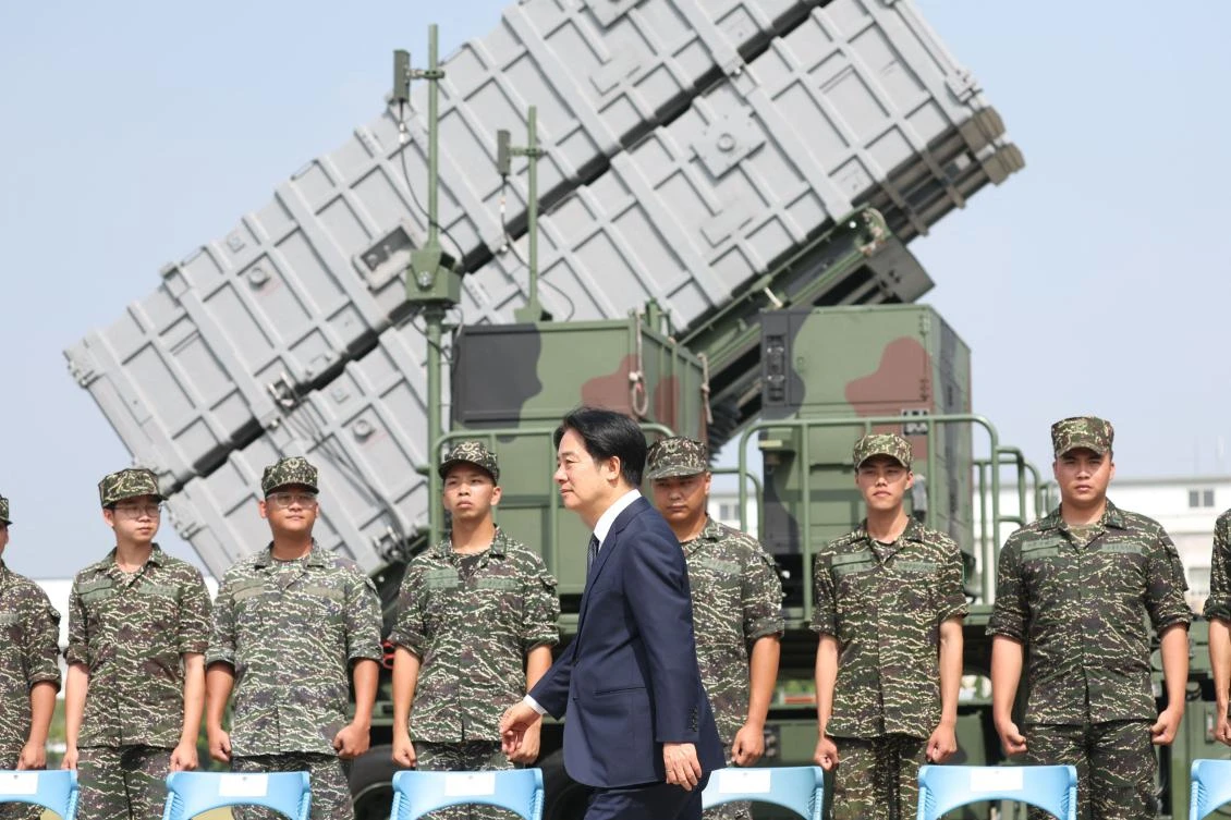 Taiwanese President Lai Ching-te promised to stand up to China and defend democracy when he took office in 2024. (AFP)