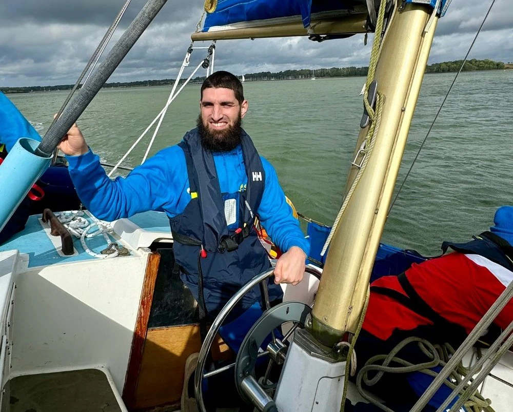 A group of British adventurers are taking part in an extraordinary sailboat journey from the UK to Makkah to perform Hajj. (Supplied)