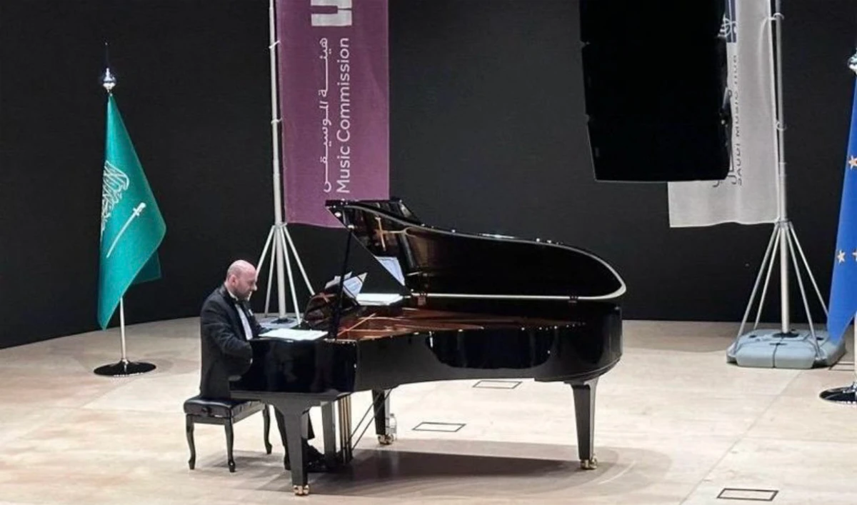 The pianist is renowned internationally for his artistic excellence and his commitment to spreading classical music throughout the world. (X/@EUAmbGCC)
