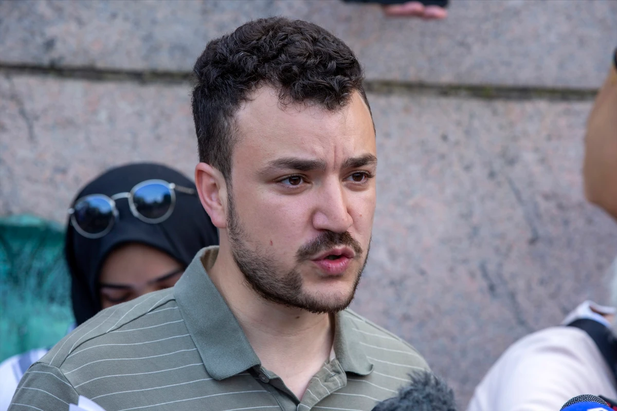 The question of whether Khalil would be permitted to hold his newborn child or forced to meet him through a barrier had sparked days of legal fighting. (AP)