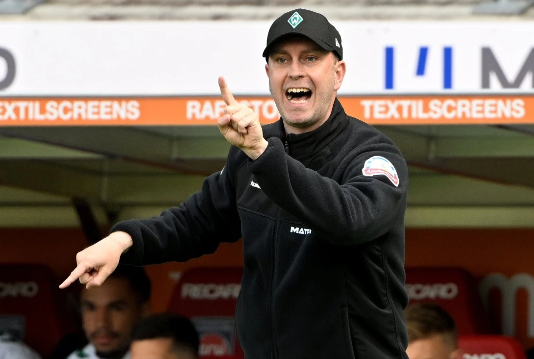 Werder Bremen fired coach Ole Werner on Tuesday after he indicated the day before he would not be extending his contract next year. (X/@Plettigoal)