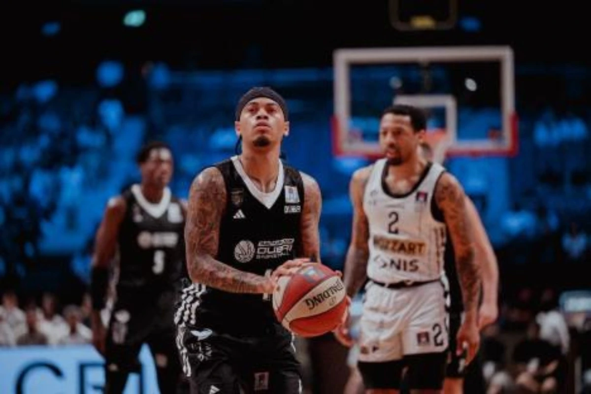 Dubai Basketball beat Partizan Mozzart Bet 100-95 at Coca-Cola Arena to level the ABA League semi-finals series. (Supplied)