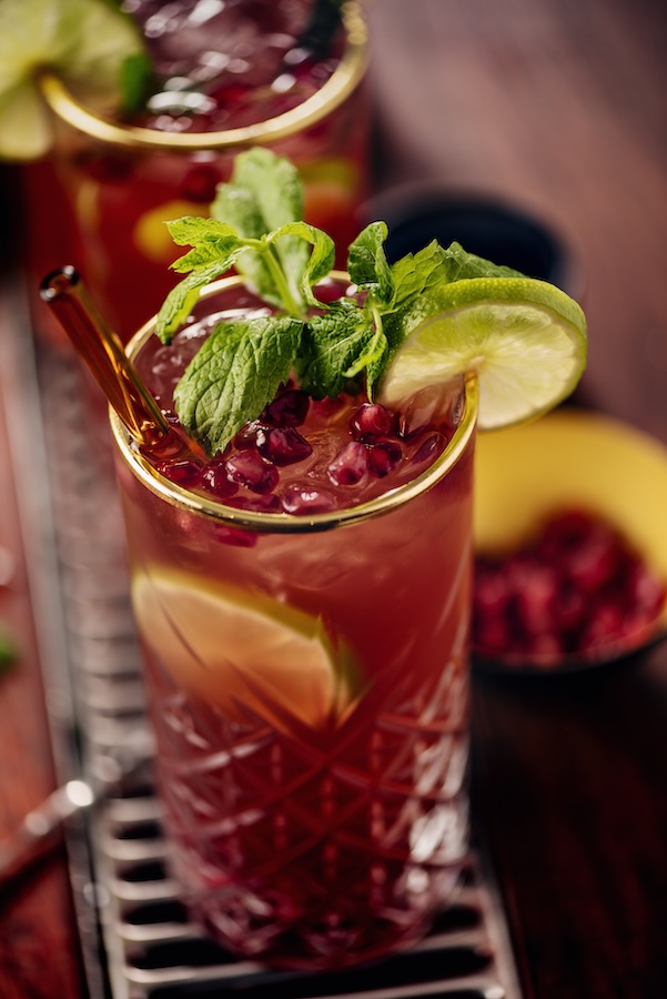 Pomegranate mojito