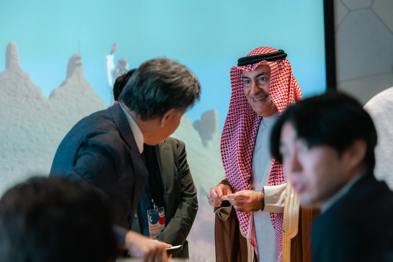 Saudi Arabia’s ambassador to Japan Ghazi Faisal Binzagr took part in a networking event during Expo 2025 in Osaka, Japan. (Supplied)