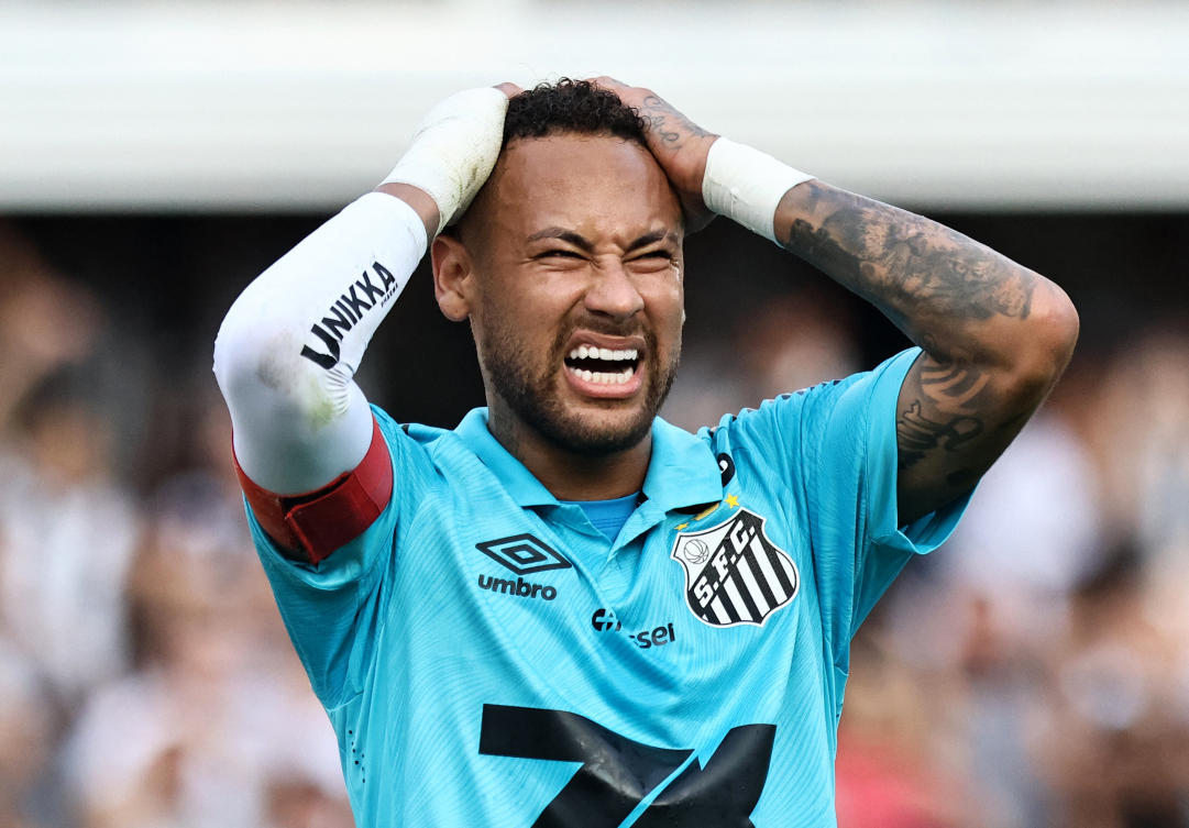 Neymar had returned to his boyhood club Santos in January after a stint at Saudi Arabia’s Al-Hilal, with his contract at the Brazilian side running until June 30. (REUTERS)