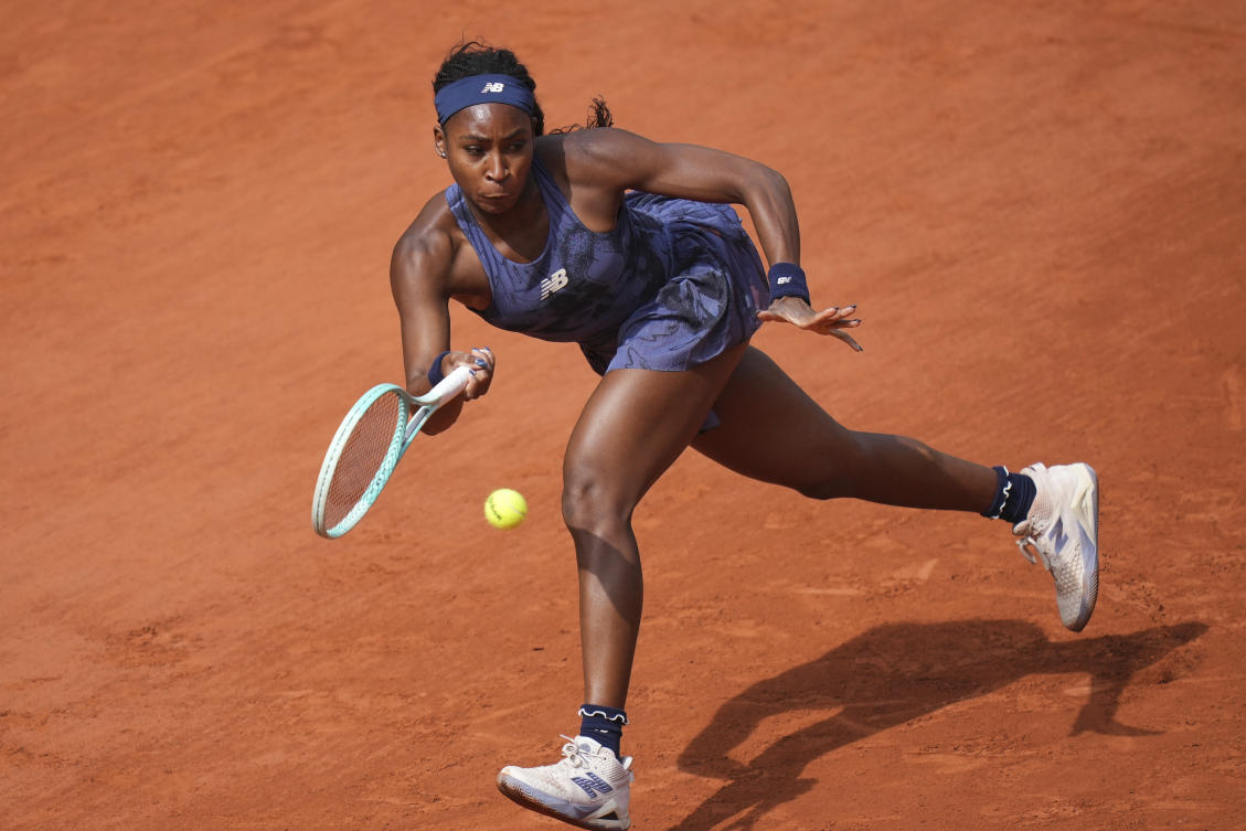 Coco Gauff reached a fifth successive French Open quarter-final on Monday as the world number two brushed Russian 20th seed Ekaterina Alexandrova aside 6-0, 7-5.(AP)