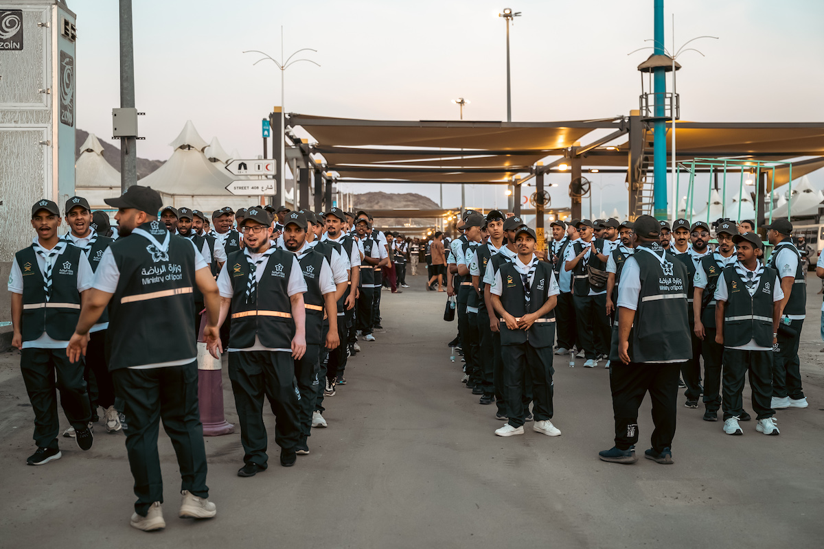 Scouts from the Ministry of Sports surveyed pilgrims' accommodation in Mina ahead of Hajj. (Supplied)