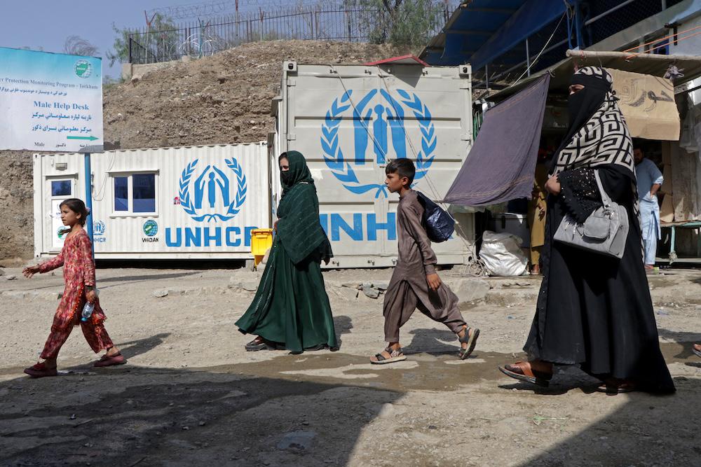 More than 135,000 Afghans left Pakistan in April, while the number dropped to 67,000 in May and more than 3,000 were sent back in the first two days of June, according to Islamabad’s ministry of interior. (AFP)