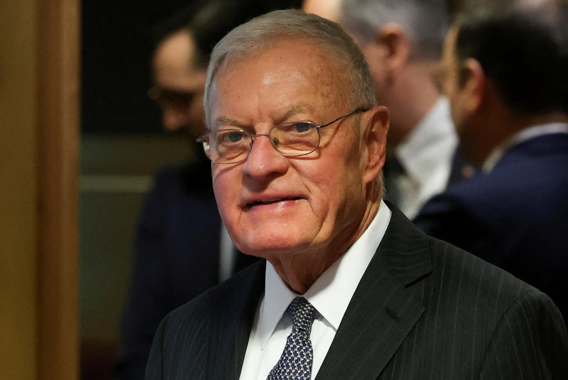 FILE PHOTO: US Special Envoy for Ukraine and Russia Keith Kellogg looks on, on the day he meets with European Commission President Ursula von der Leyen, in Brussels, Belgium February 18, 2025. (Reuters)