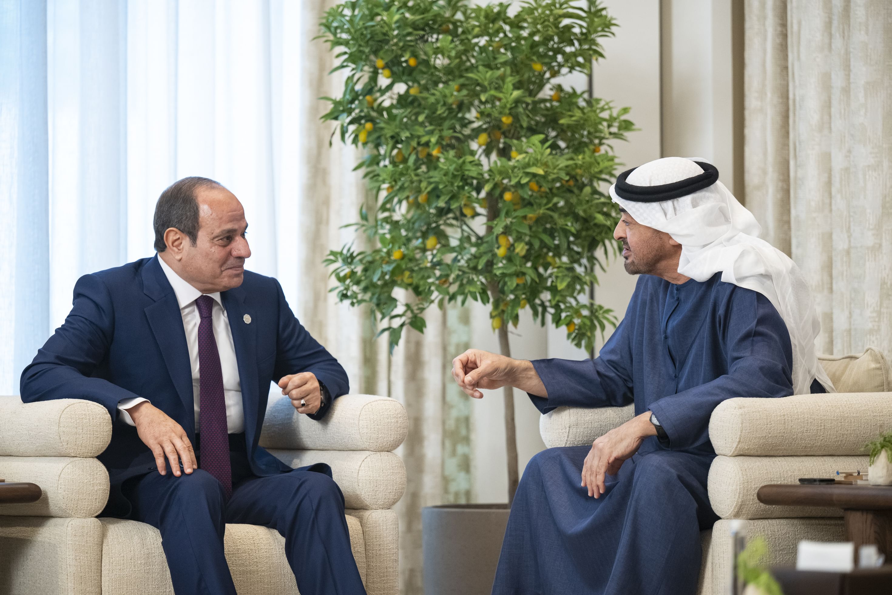 UAE, Egypt leaders renew call for Gaza ceasefire