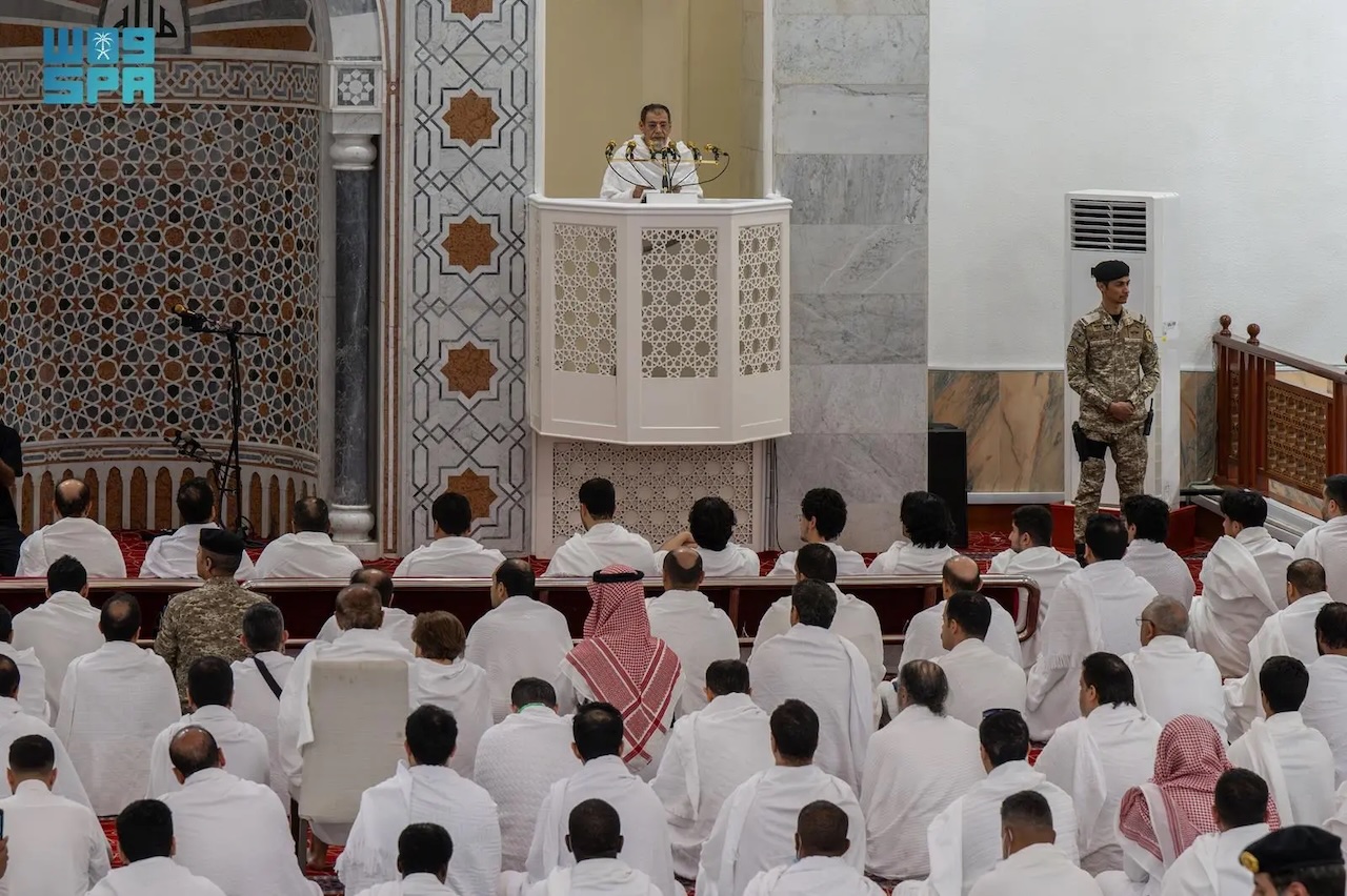 The Arafat sermon is considered the spiritual centerpiece of Hajj. (SPA)