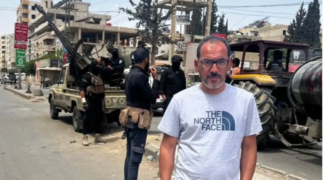 BBC journalists detained at gunpoint in southern Syria