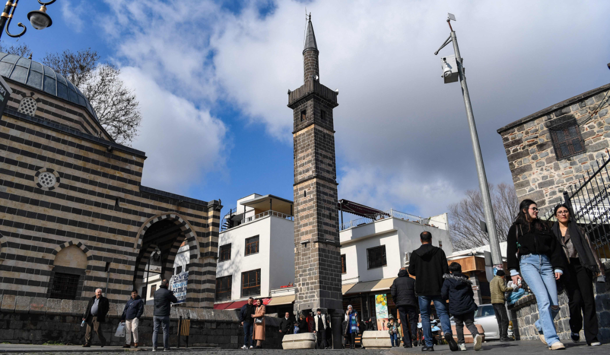 The historical Sur district in Diyarbakir, southeastern Turkey, on February 14, 2025. (AFP file photo)
