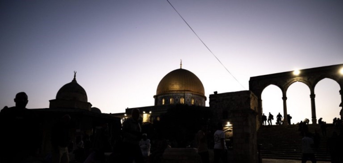 The Al Aqsa Mosque in the Old City in Jerusalem. (AFP)