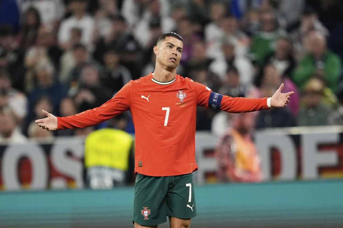The Portugal captain said suggestions he was set to take part in the newly expanded competition were wide of the mark. (AP)