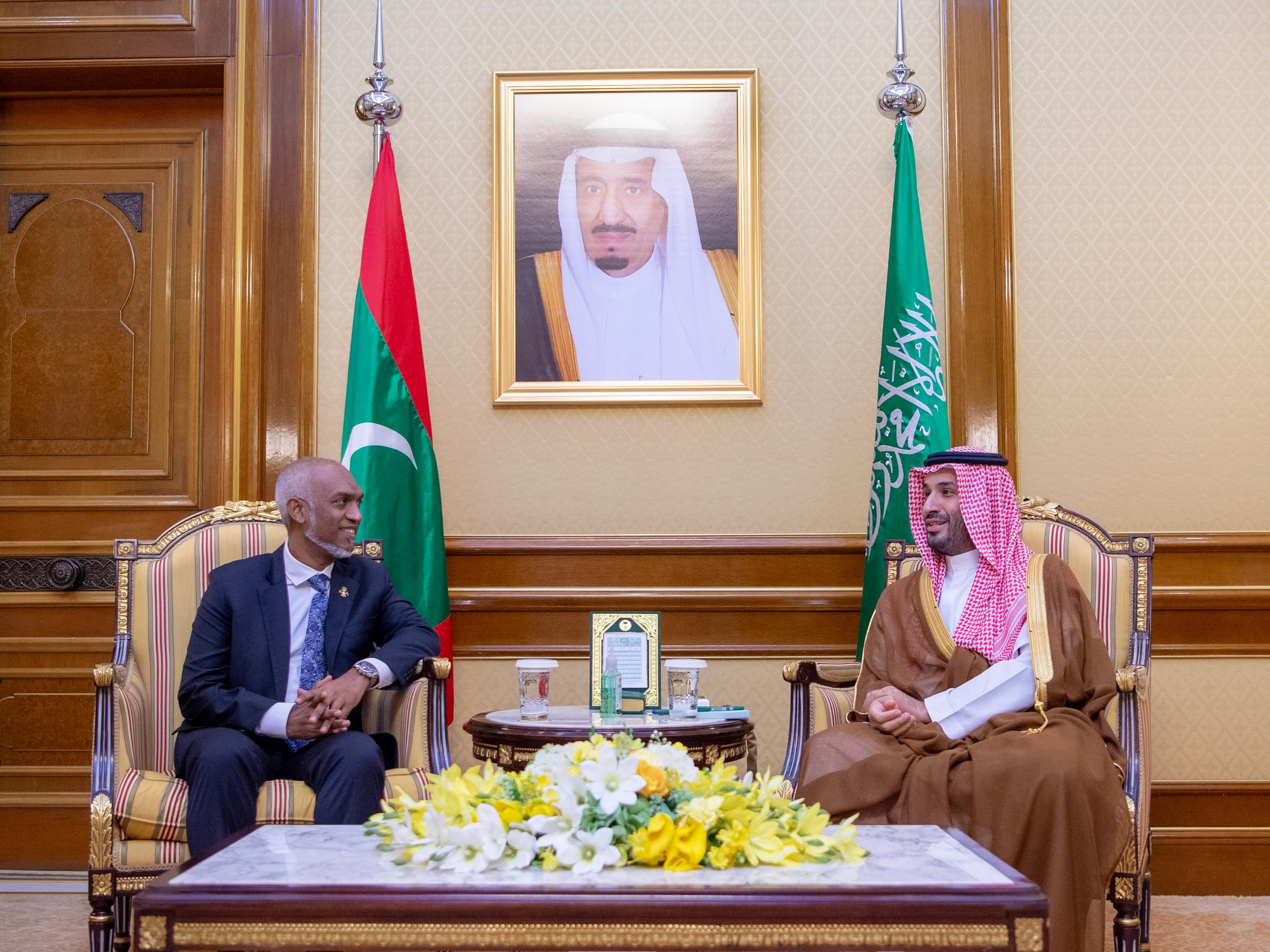 Saudi Crown Prince meets Maldivian, Mauritanian presidents to discuss partnership opportunities