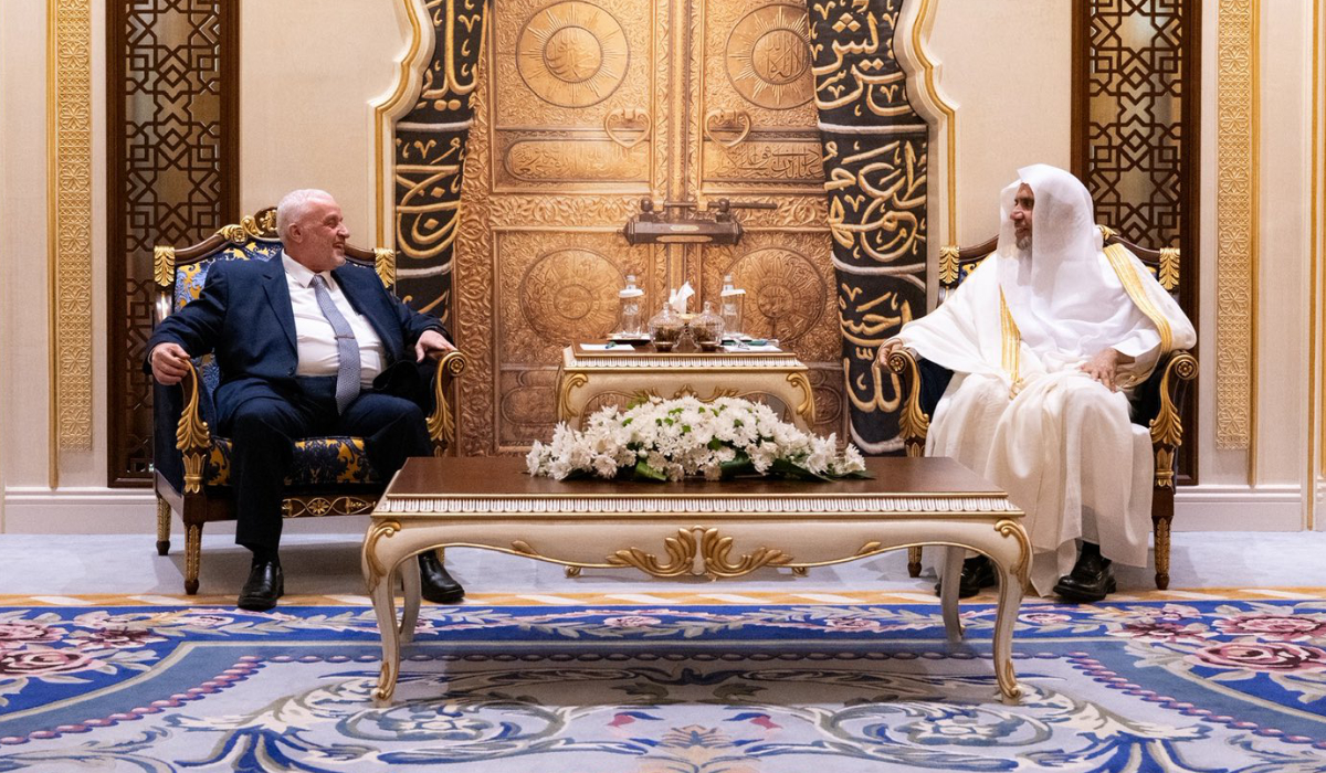 MWL chief meets Syria’s Awqaf minister