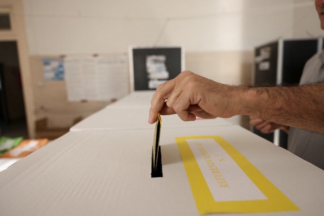 Opinion polls published in mid-May showed that only 46 percent of Italians were aware of the issues driving the referendums. (REUTERS)