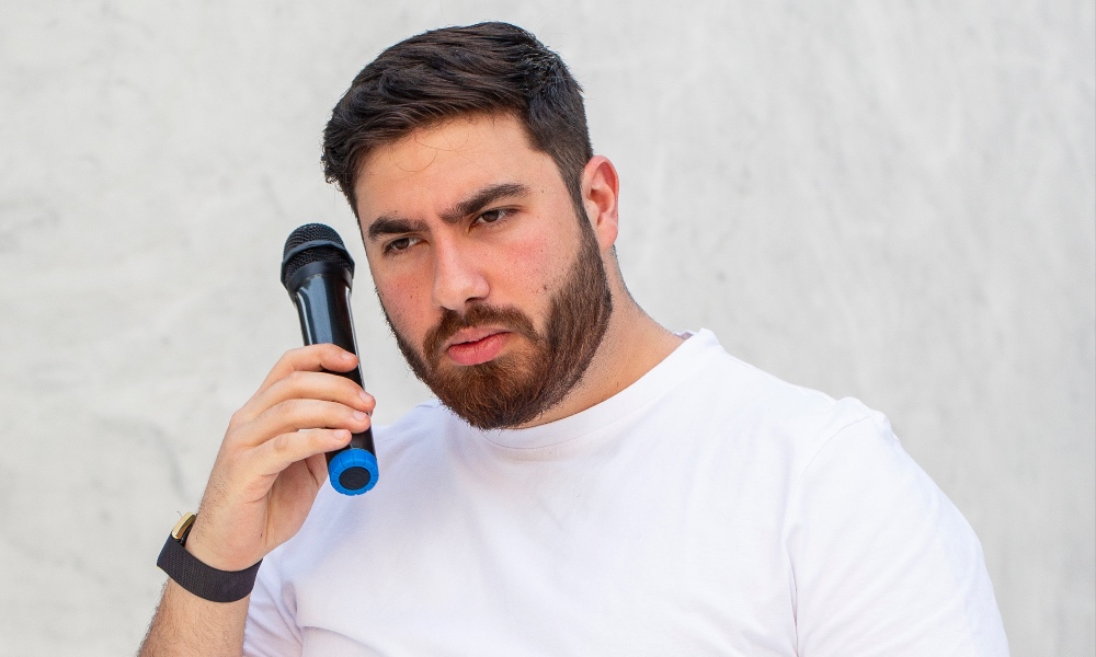 The UAE-based comedian Shawn Chidiac, also known by his Instagram handle @myparents_are_divorced, will perform a stand-up comedy show live in London. (Courtesy: S&S)