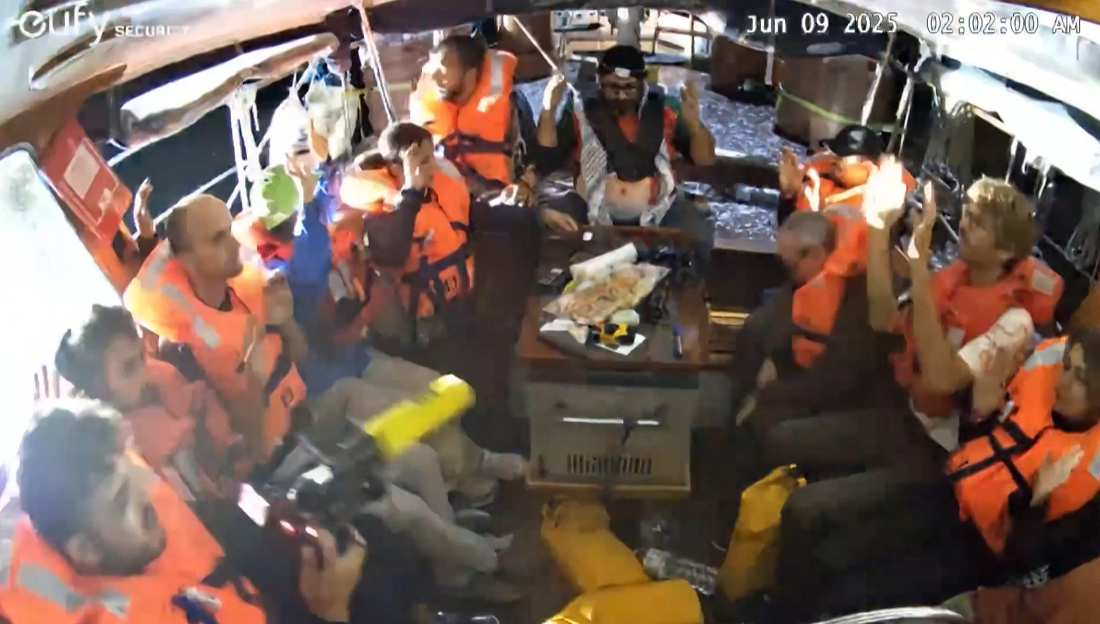 Media groups condemn arrest of 2 journalists aboard Madleen boat