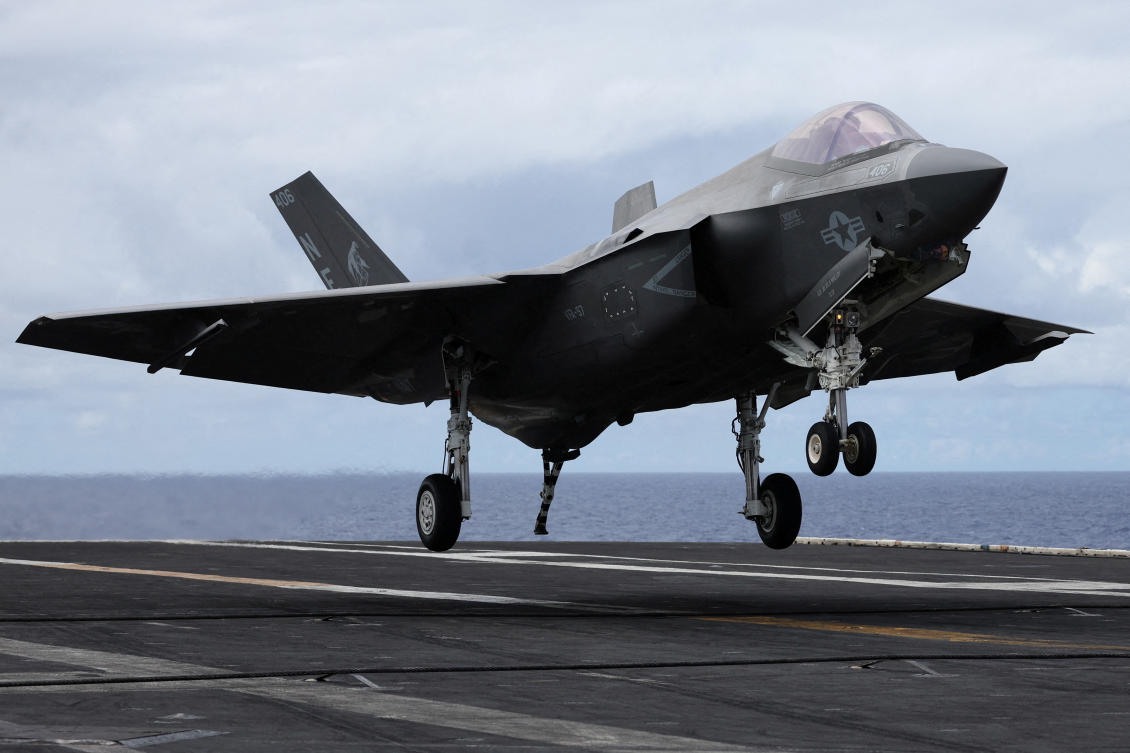 The defense contractor delivered a total of 110 F-35 fighter jets to the United States and its allies in 2024. (Reuters)