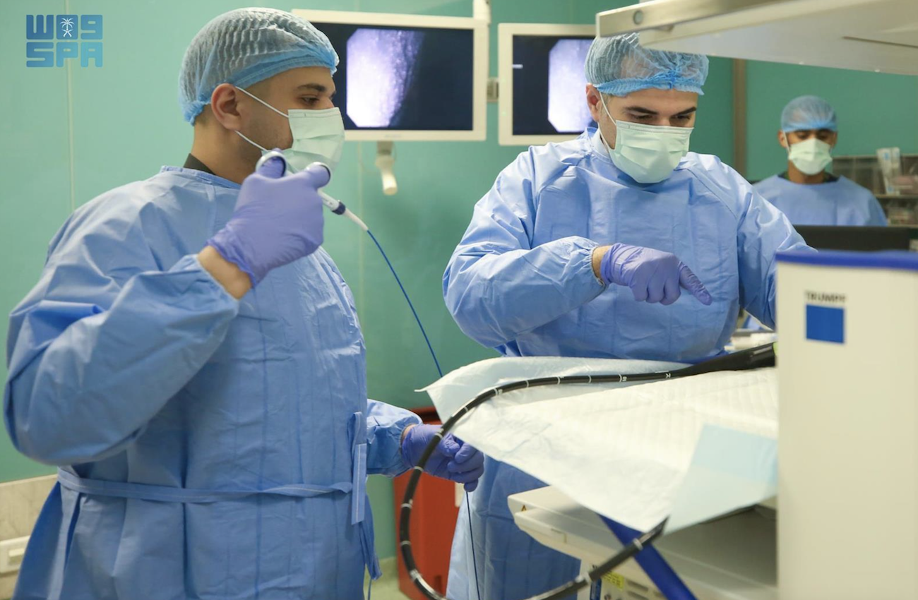 In a medical achievement, the first of its kind in the region, KFSHRC-Riyadh performs ESG on a patient who had previously undergone a kidney transplant. (SPA)