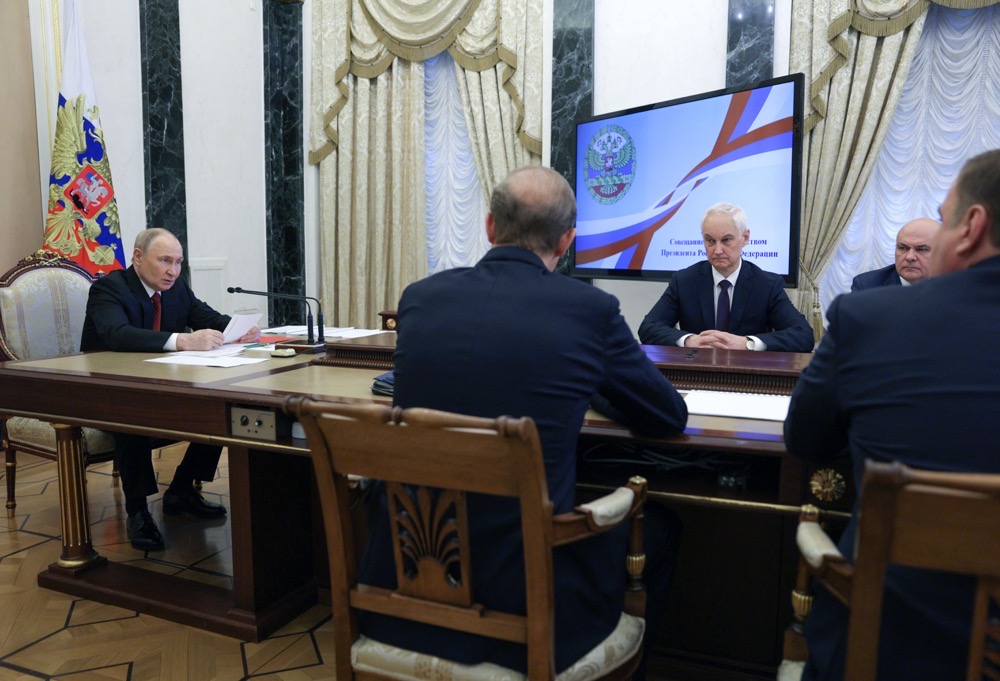 “But on the whole, I do not believe we are lagging behind on anything,” Putin was quoted as saying. (Sputnik/Reuters)