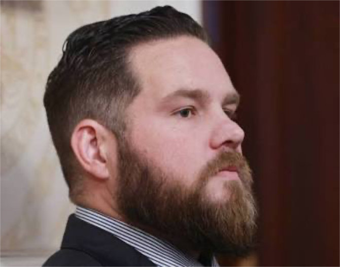 Photo of South Carolina lawmaker RJ May widely shared on social media. (X photo)