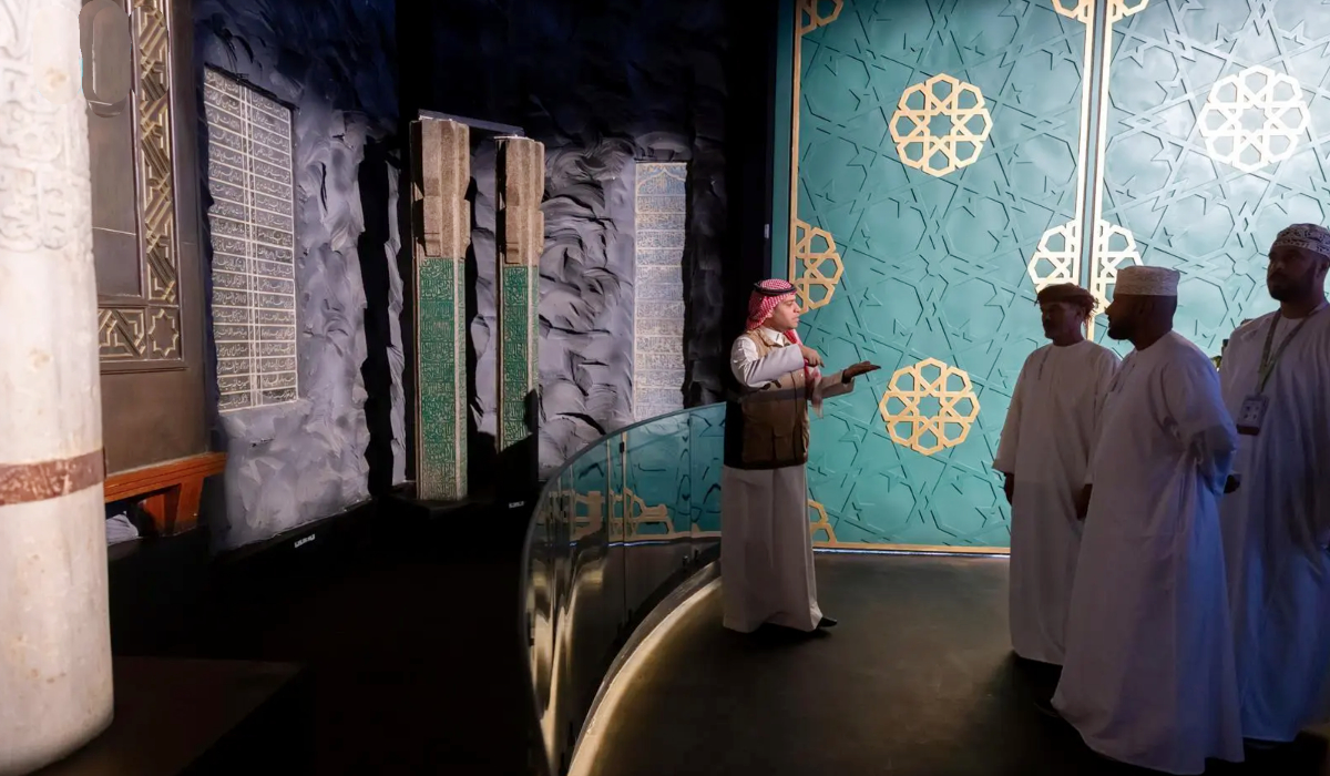 The Two Holy Mosques Architecture Exhibition, housed in a renovated 1,200-square-meter facility in the Um Al-Joud neighborhood, is presenting rare artifacts. (SPA)