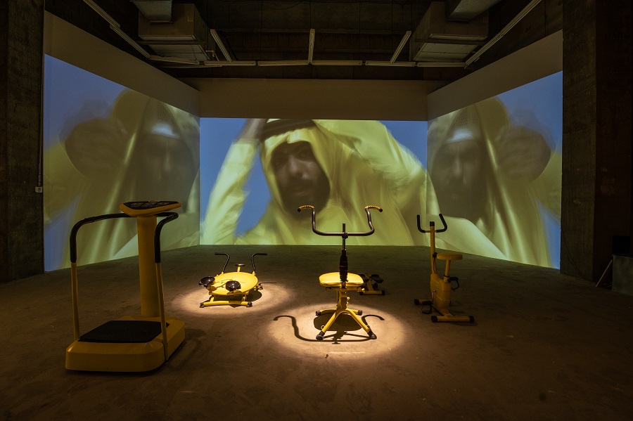 Saudi artist Ahaad Alamoudi is presenting ‘The Social Health Club’ in Basel. (Supplied)