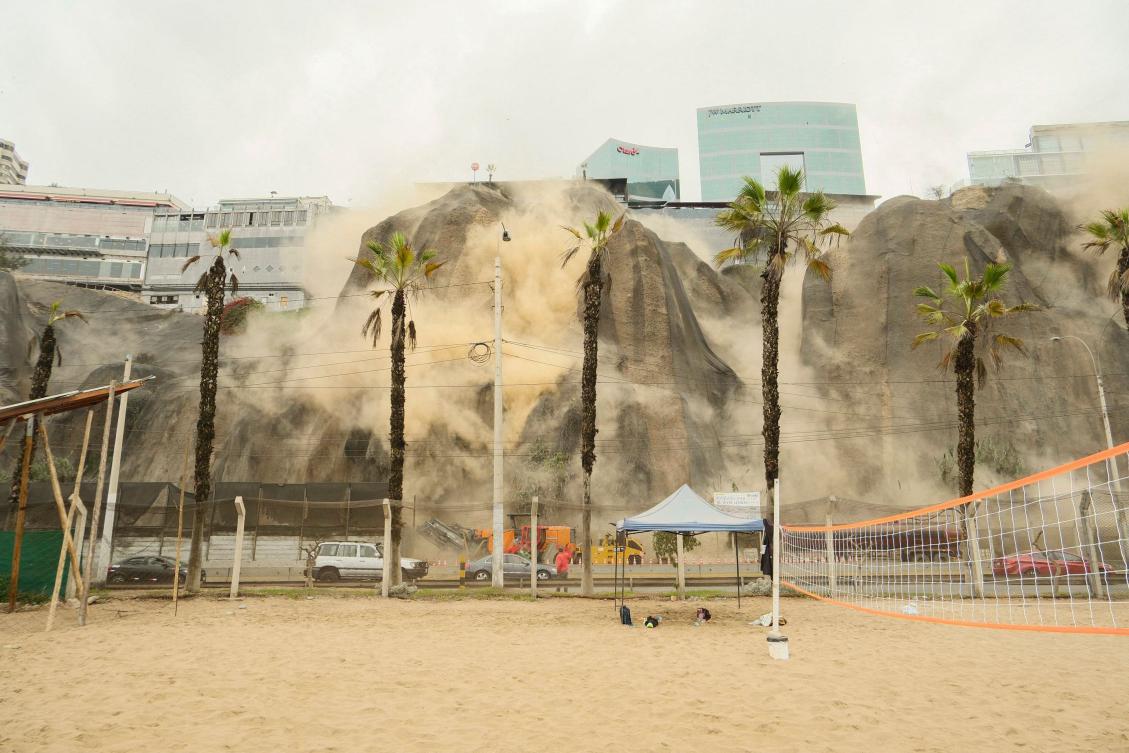 A 6.1-magnitude earthquake struck Peru on Sunday, leaving one person dead and 36 injured as the tremor triggered landslides, officials said. (AFP)