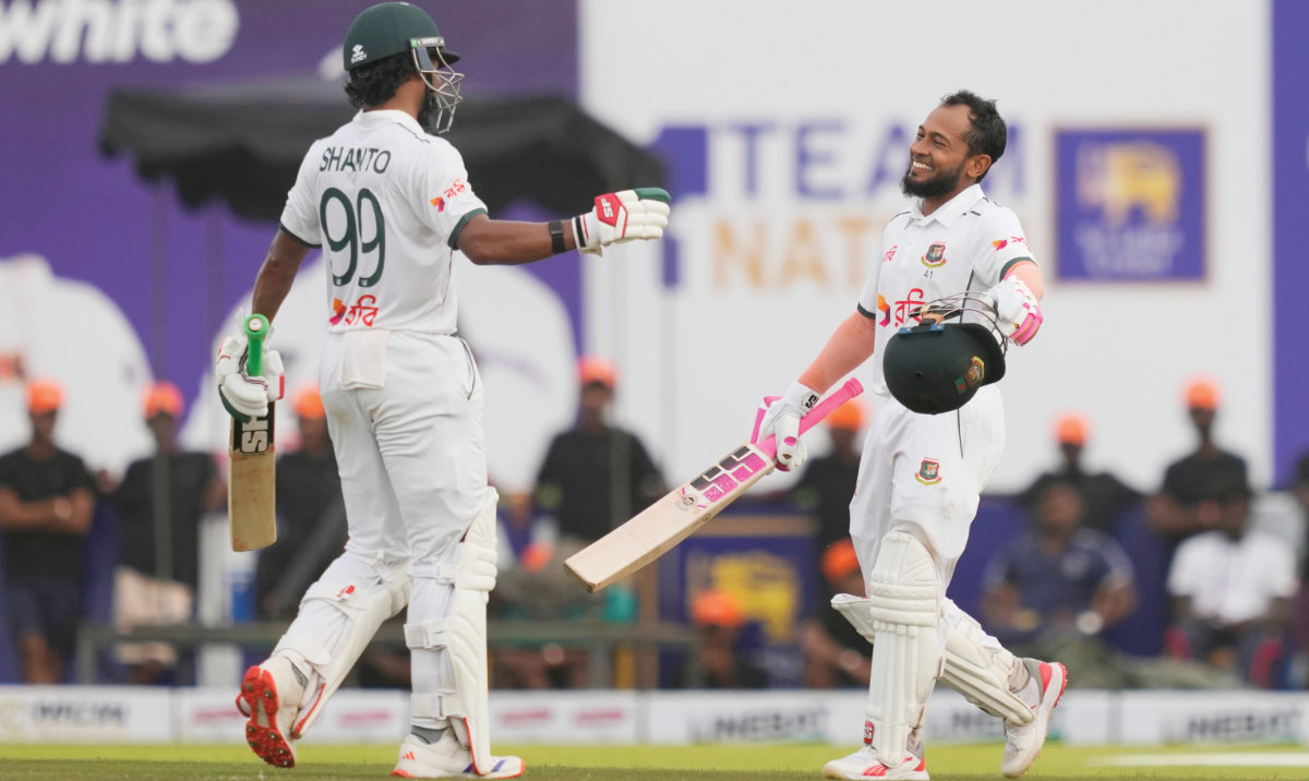 Record stand puts Bangladesh in command in first Sri Lanka Test