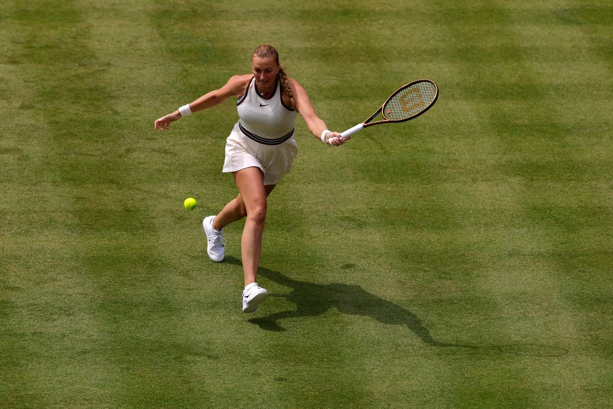 The Czech, winner at the All England Club in 2011 and 2014, began her comeback from a 17-month maternity break last February. (AFP)