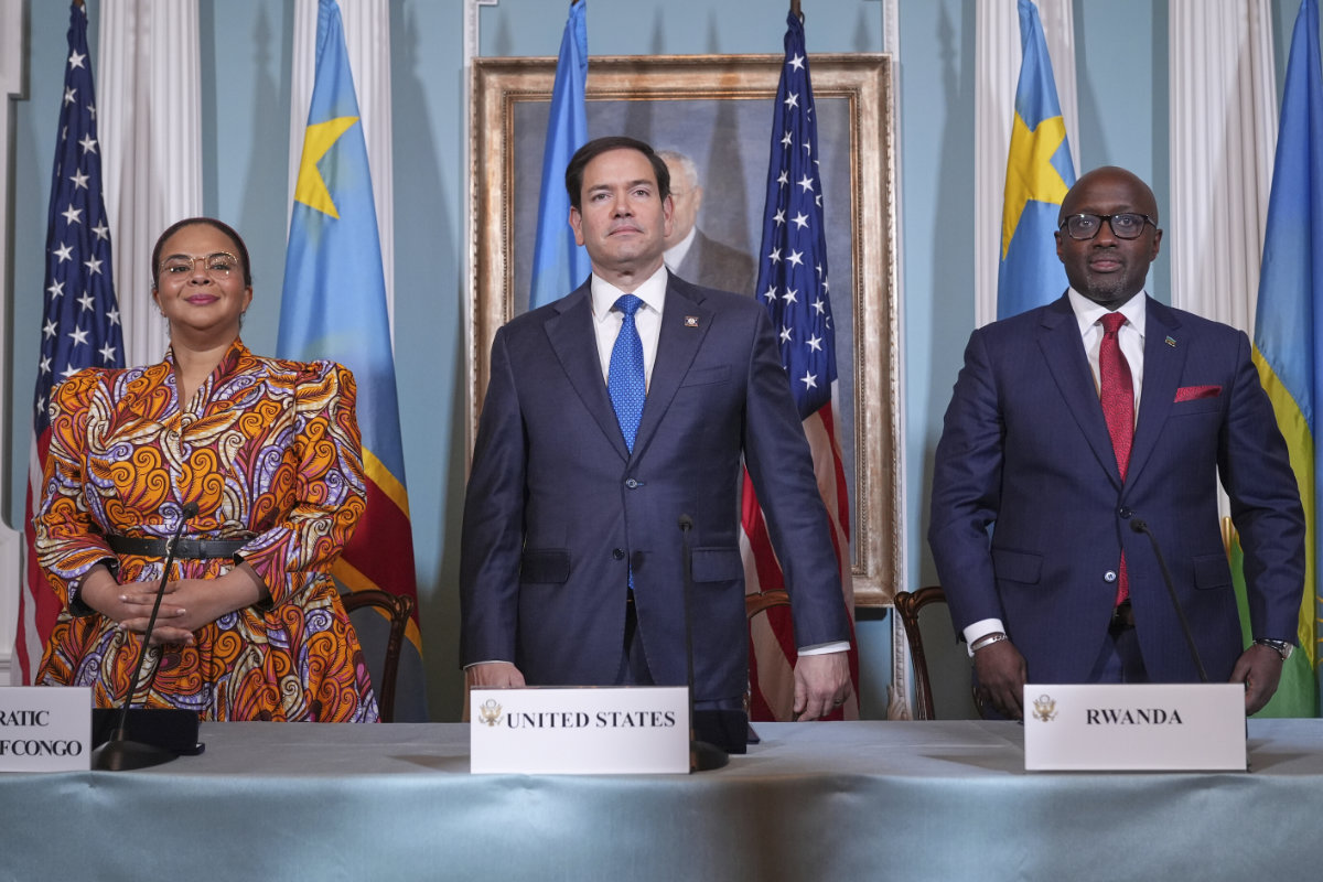 Congo and Rwanda sign preliminary peace agreement in Washington